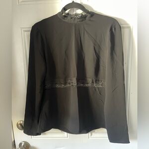 Babaton lace detail blouse